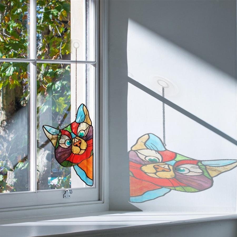 Cat Suncatcher Window Decoration