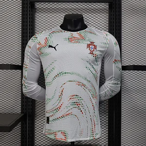 2025 Long Sleeve Player Version Portugal Away Football Shirt 1:1 Thai Quality