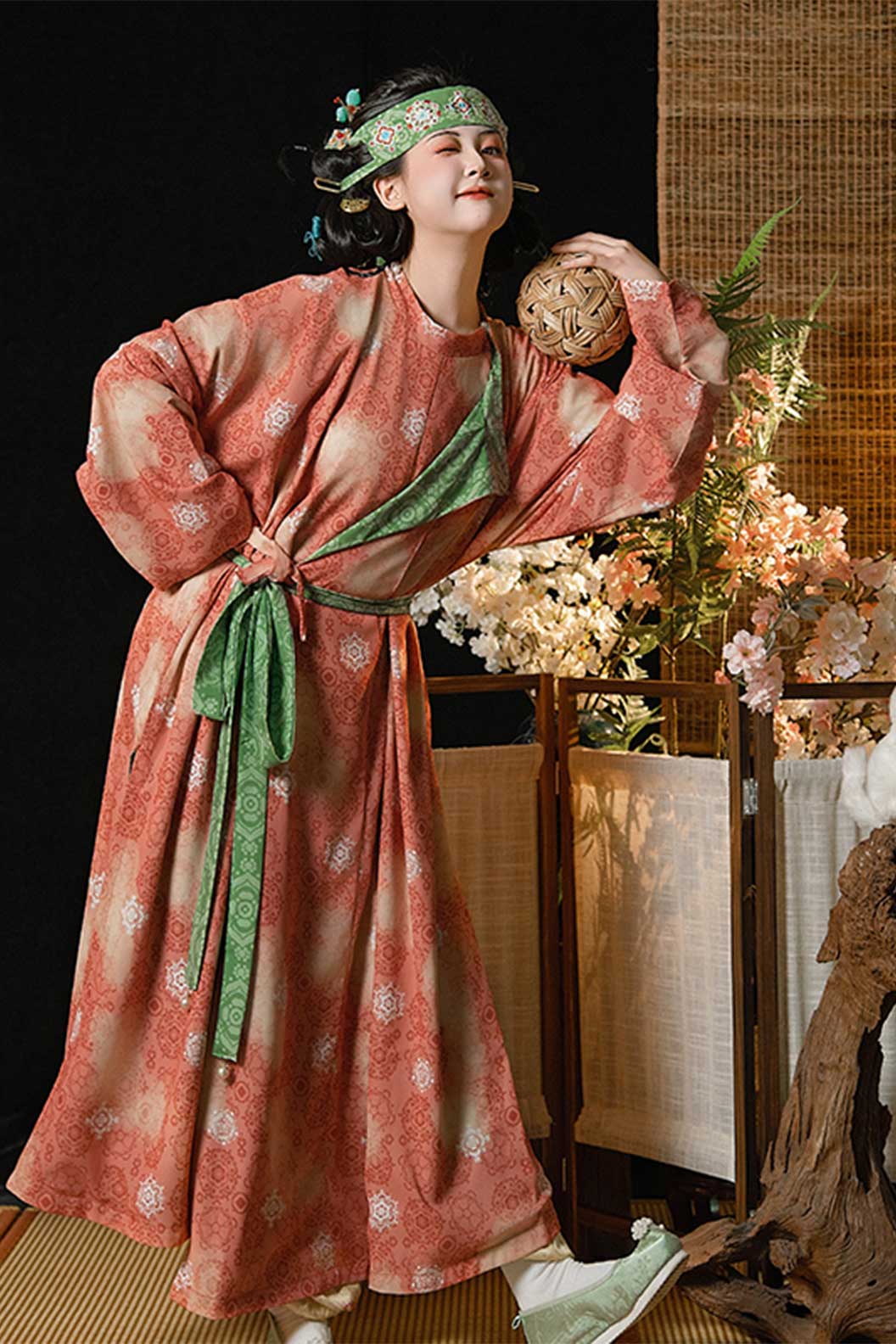 Tang dynasty hanfu guofeng embroidery spring and summer - fuxinggaozhao 福星高照 Stupa Stones