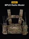 MPU5 Dummy  Model DIY Walkie-Talkie Transceiver Radio Model Used To DIY