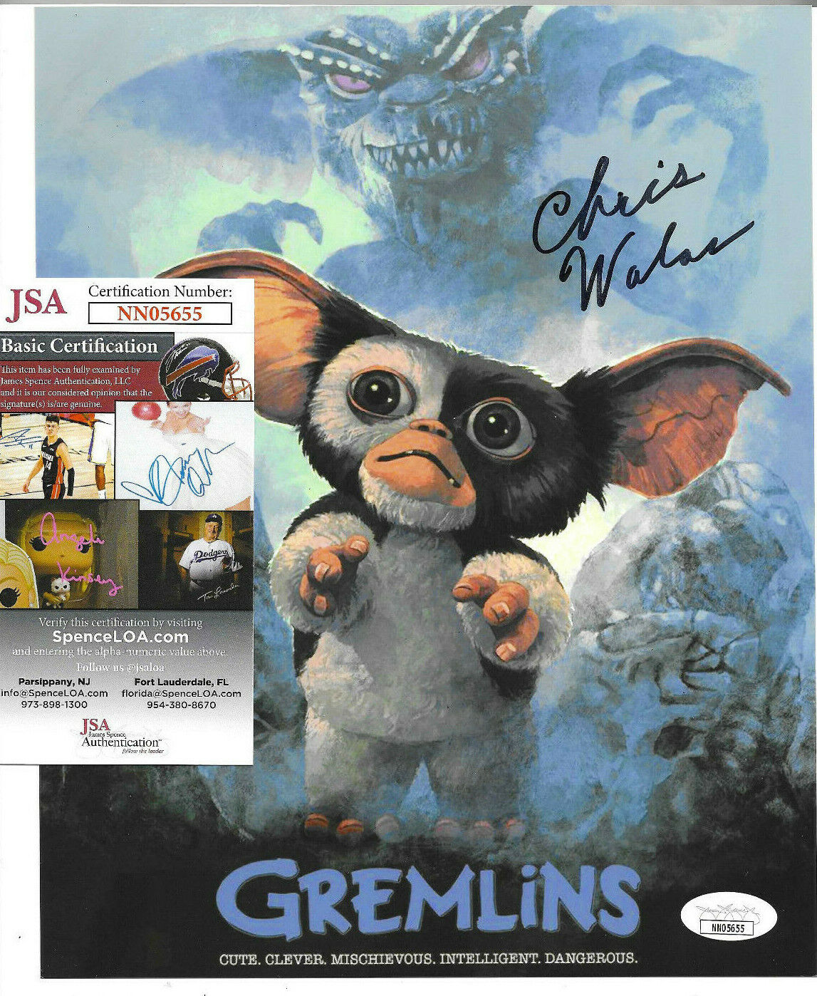 Chris Walas Signed 8x10 Photo Poster painting Autograph, Gremlins, Creator, Effects, JSA COA