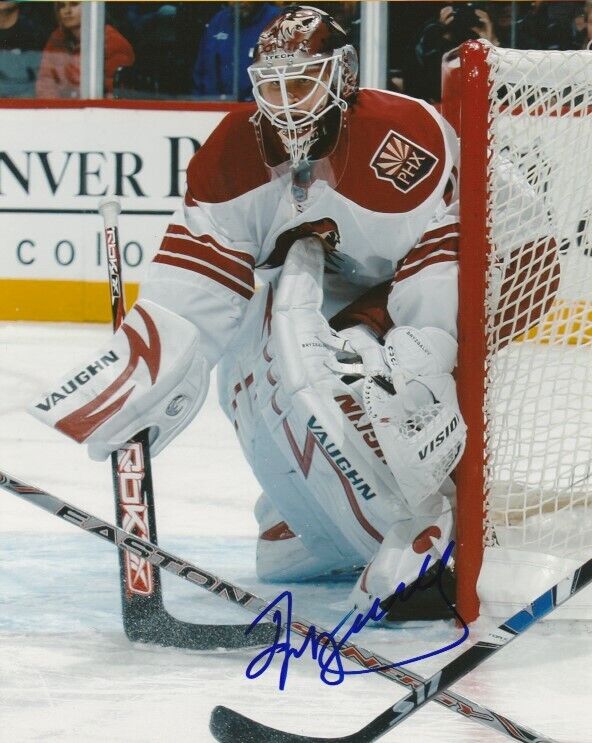 ILYA BRYZGALOV SIGNED PHOENIX COYOTES GOALIE 8x10 Photo Poster painting #2 ARIZONA Autograph