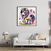 Colorful Unicorn-14CT Counted Cross Stitch 40*40cm/15.75*15.75in