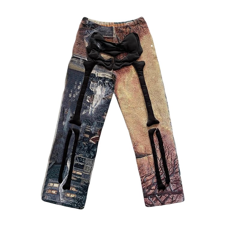 Men's casual bone trousers