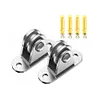 2/4Pcs Bearing Silent Wheel Loading 176 Lb Pulley Block Kit Wall-Mounted Pulley