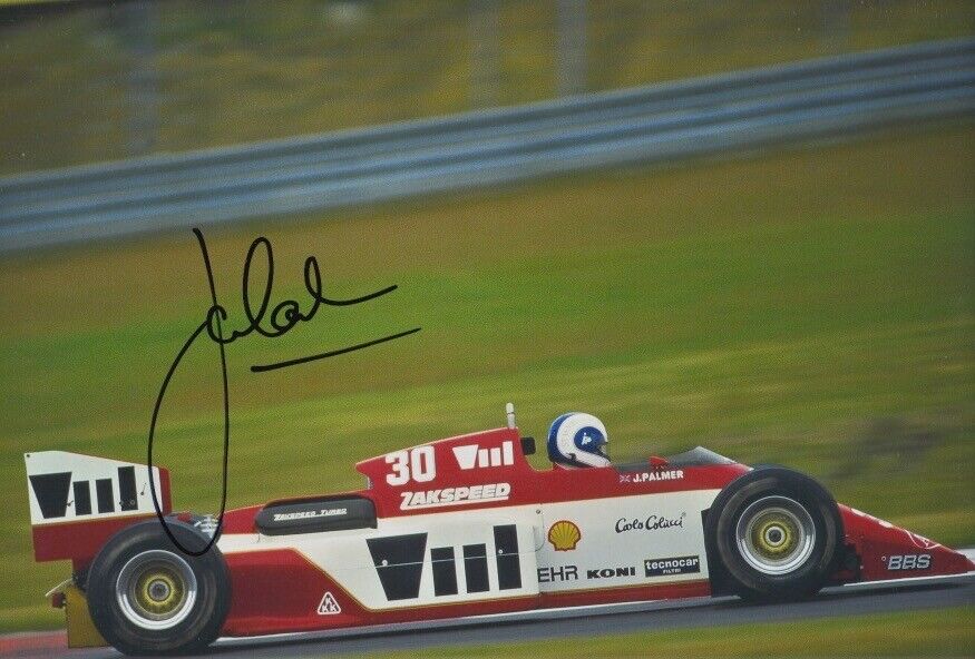 Jonathan Palmer Hand Signed 12x8 Photo Poster painting F1 Autograph Formula 1 2