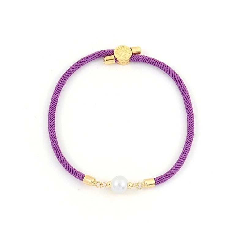 Artificial Pearl Copper Geometric Copper Bracelets