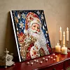 Xmas Santa Framed Special Shape Diamond Painting Kit 25x25cm