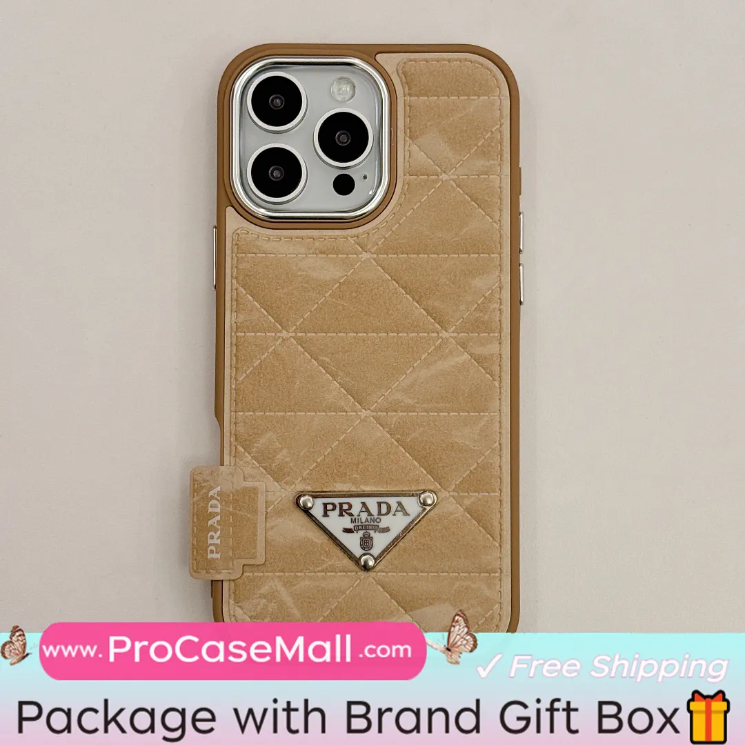 PRADA PREMIUM SNOW MOUNTAIN LEATHER APPLE IPHONE CASE