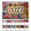 DIY 2027 Animal Diamond Painting Paper Calendar