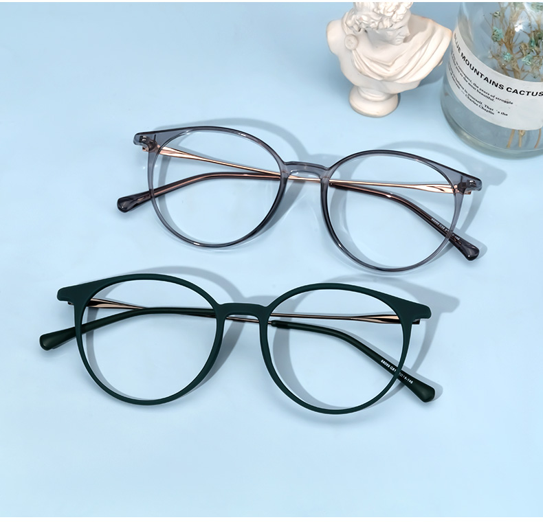 Ohnicio Grau Rund Brille