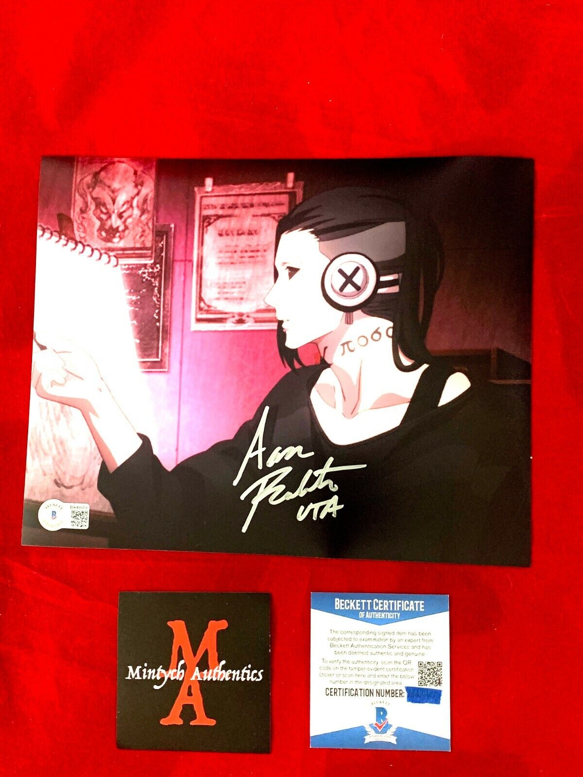 AARON ROBERTS AUTOGRAPHED SIGNED 8x10 Photo Poster painting! TOKYO GHOUL! BECKETT COA!