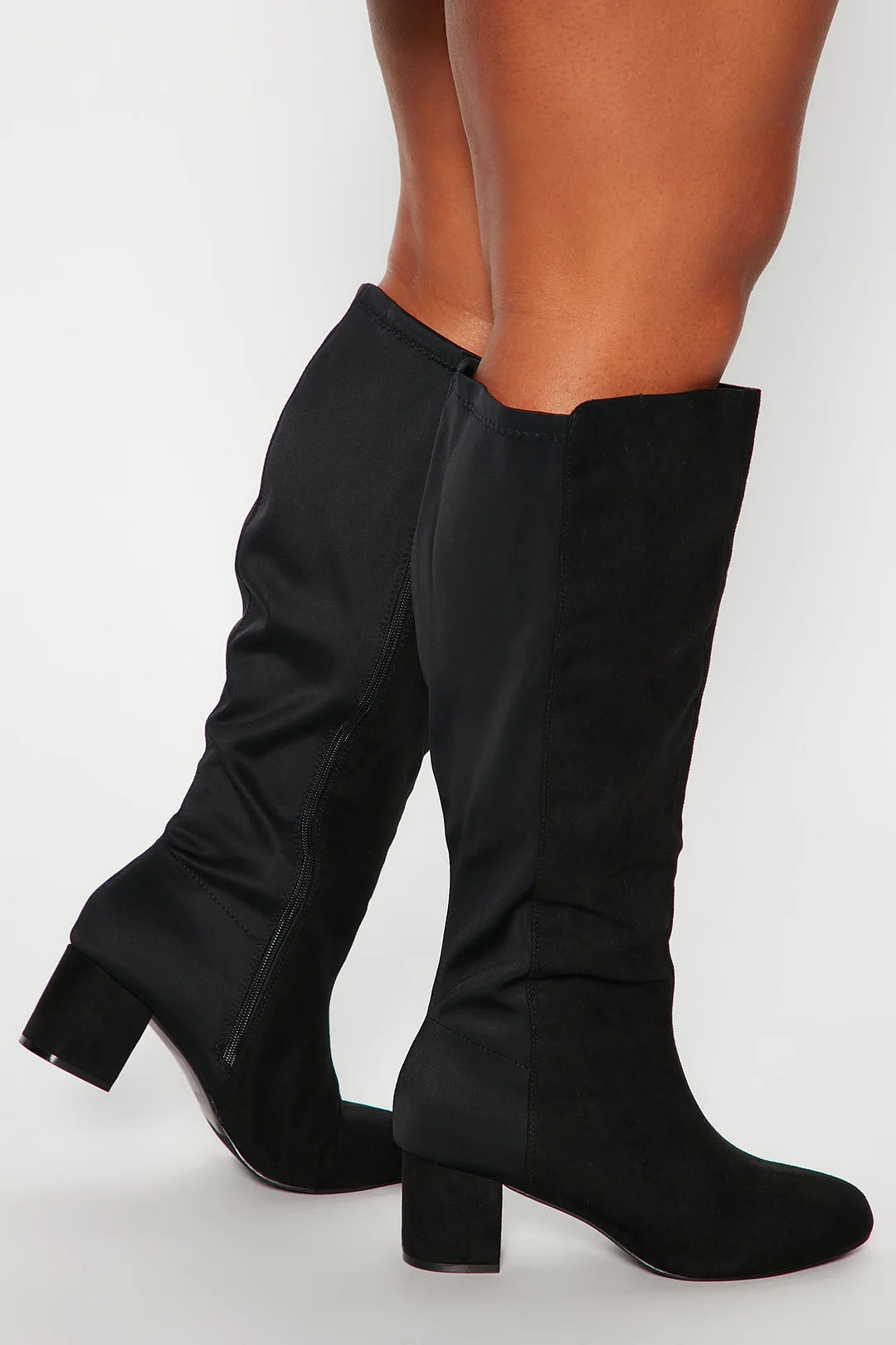 Jenny Over The Knee Boots - Black