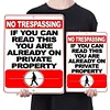 No Trespassing - Vintage Metal Signs - 20*30cm/30*40cm - Warning