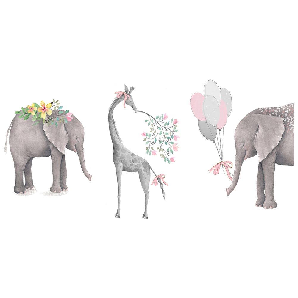 

Elephant - 11CT Stamped Cross Stitch - 155*73CM (Big Size), 501 Original