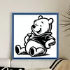 Winnie The Pooh Silhouette-11CT Stamped Cross Stitch 40*40cm tapestrymarket