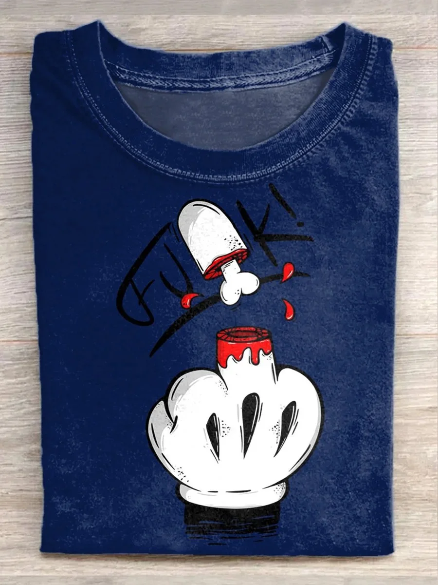 Eagerlys  Fashion Fuck T-shirt Eagerlys