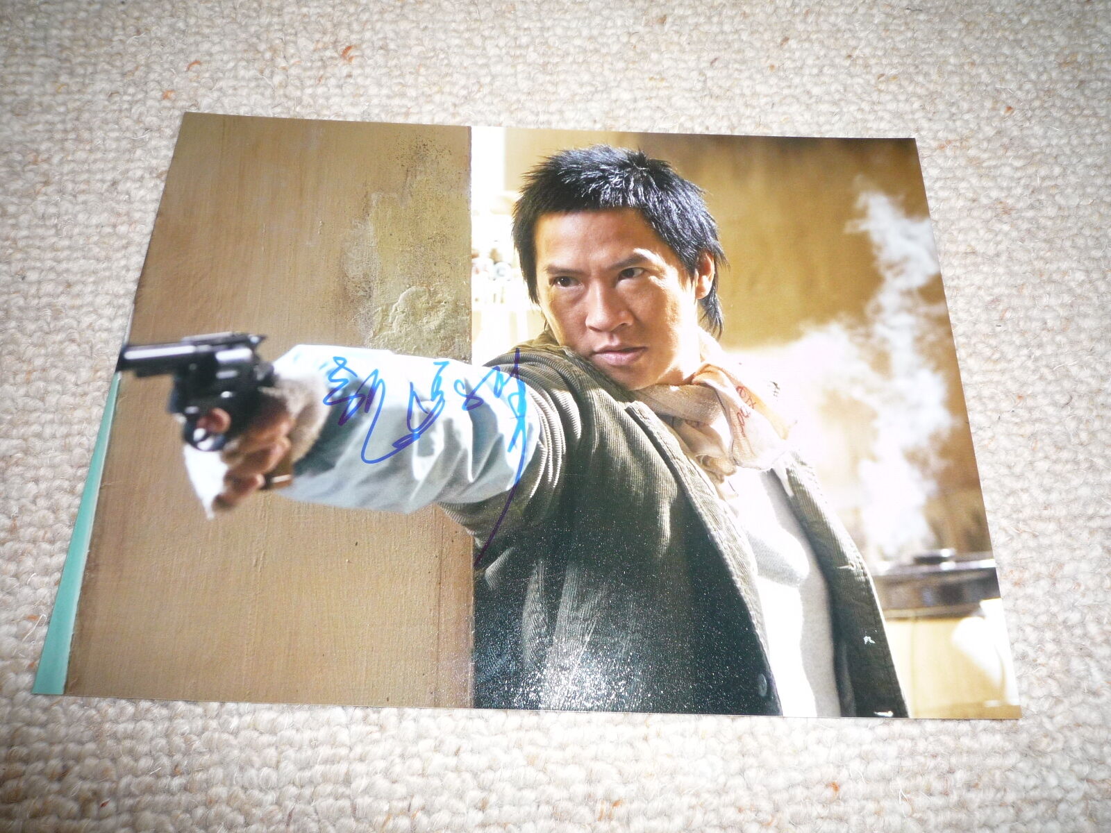 NICK CHEUNG signed autograph In Person 8x10 (20x25 cm) HONG KONG actor OVERHEARD