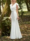 Falabal Mermaid Short Sleeves Maxi Dress