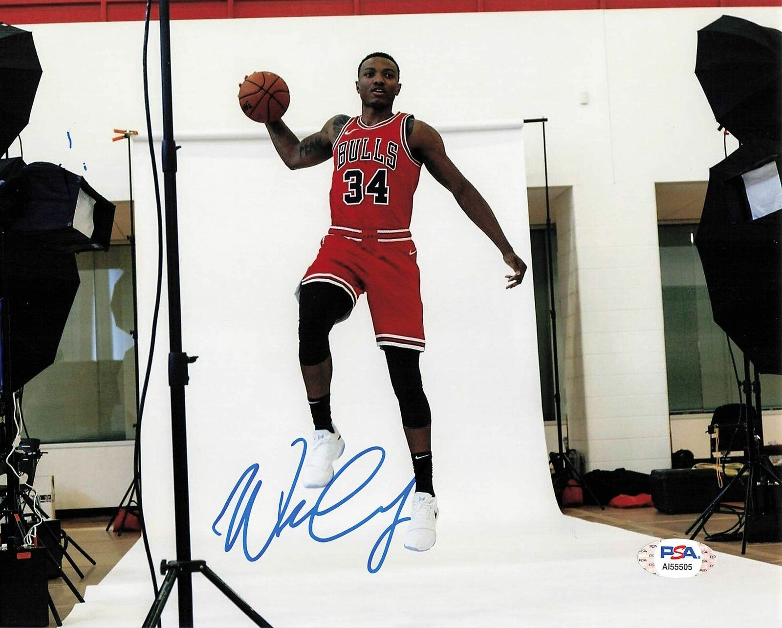 Wendell Carter Jr. signed 8x10 Photo Poster painting PSA/DNA Chicago Bulls