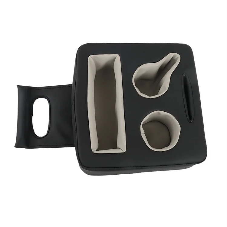 SEBLAFF Black Car Cup Holder Back Seat Couch Car Boat Tray Back Seat Organizer Sofa Storage 3.54-3.94Inch Wide