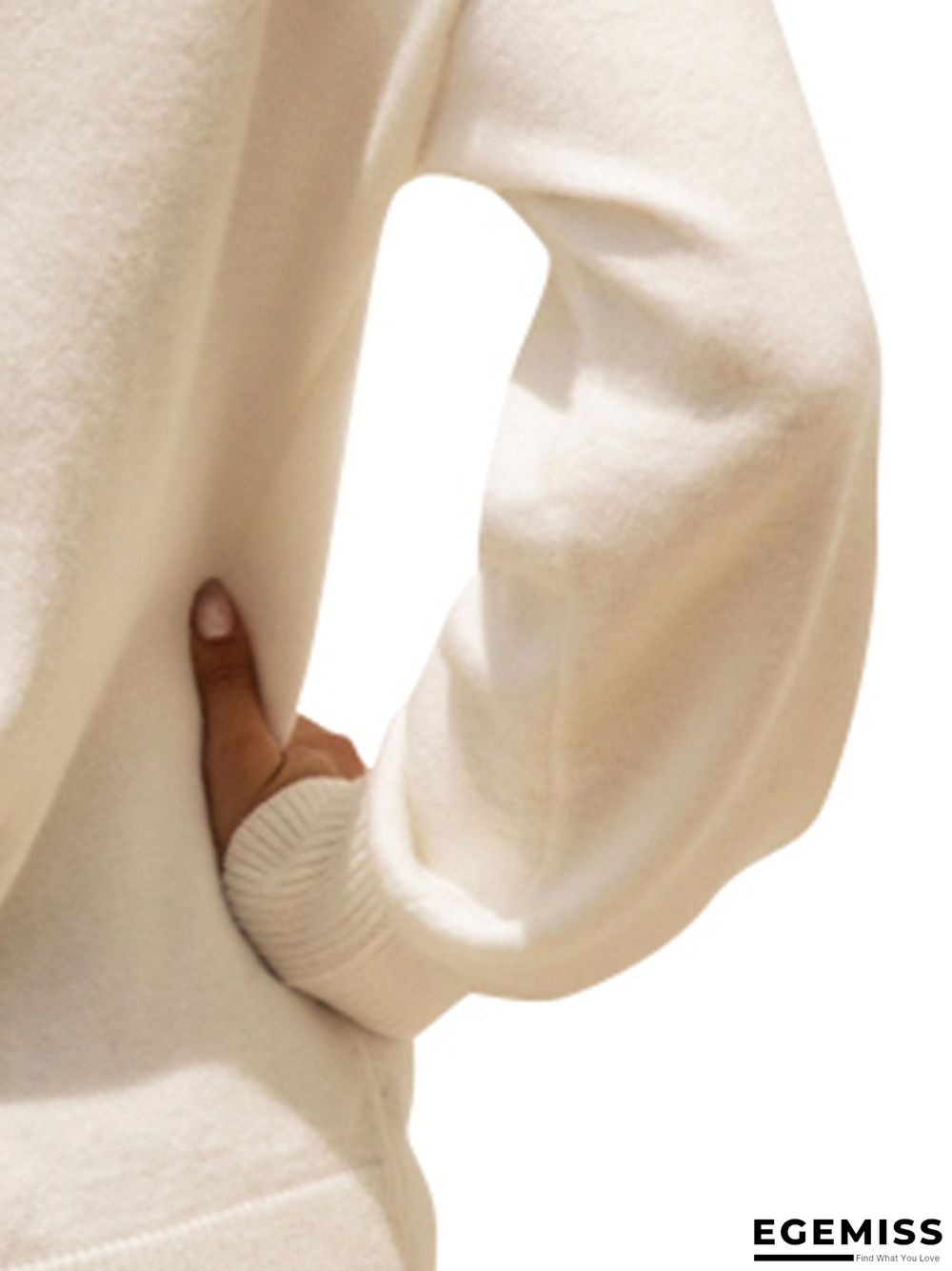 Casual Long Sleeve Shift Sweater | EGEMISS