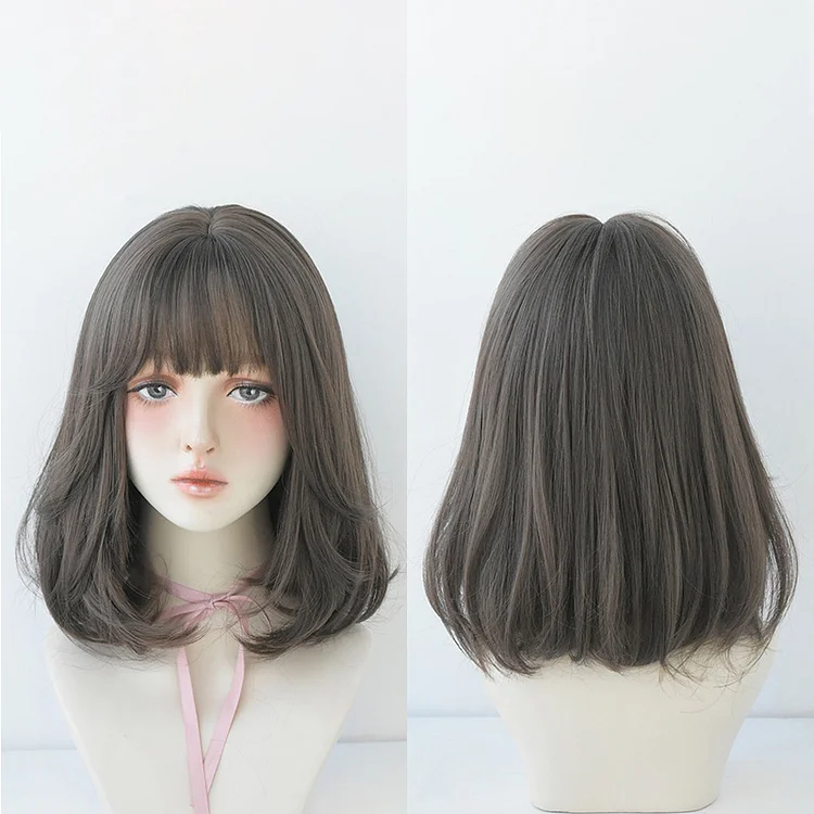 Natural Short Hair Tail Curls Wig - Modakawa Modakawa