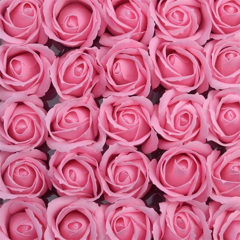 5/10pcs 4.5cm Cheap Artificial Soap Rose Flower Head For Home Garden Wedding Decoratio Valentine'S Day Gift Fake Flower