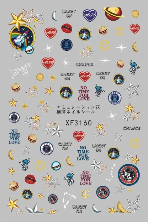 New Nail Art Decals Eye Sticker for Nail Self-adhesive DIY Snake Sticker Decals Manicure for Nail Art Sticker Design Decoration