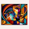 Three Abstract Figure Paintings-Paint by Numbers Acrylic Painting 40*50CM