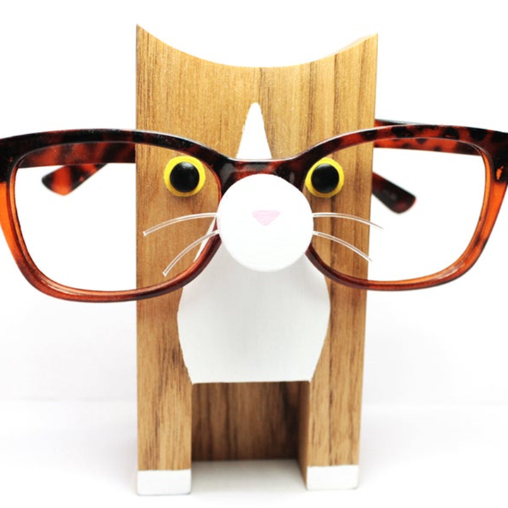 Kelly-Handmade Personalized Cat Eyeglass Stand