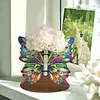 Vase Papillon En Bois-Ornement De Bricolage