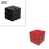 Stress Relief Toy Premium Metal Infinity Cube Portable Decompresses Relax Toys for Children Adults