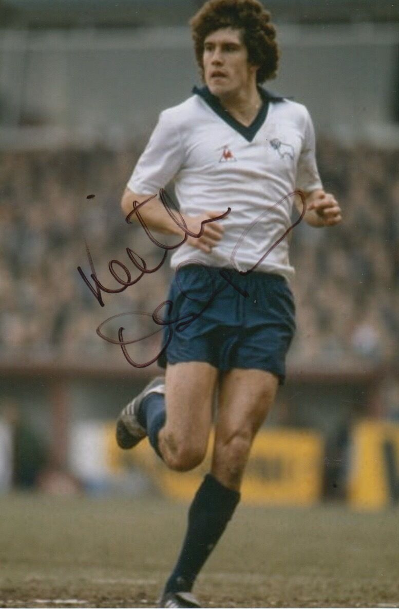 DERBY HAND SIGNED KEITH OSGOOD 6X4 Photo Poster painting.