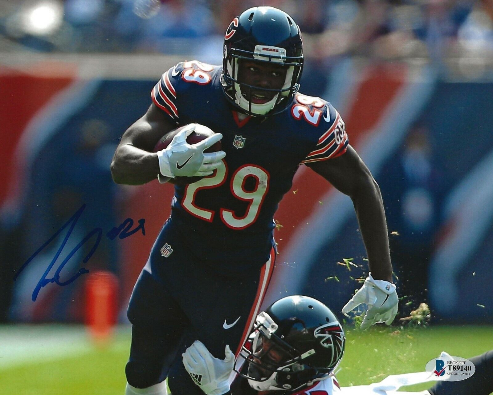 Tarik Cohen signed Chicago Bears 8x10 Photo Poster painting autographed 3 BAS Beckett