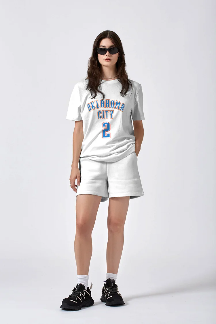 Oklahoma City Thunder Edition Top And Shorts Two-Piece Suits