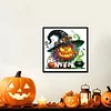 Diamond Painting - Partial Special Shaped Drill - Halloween Pumpkin(Canvas|30*30cm)