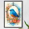 uk.everydayedeals (Limited Stock)Diamond Painting - Full Round - Bluebird on Flowers(40*60cm)
