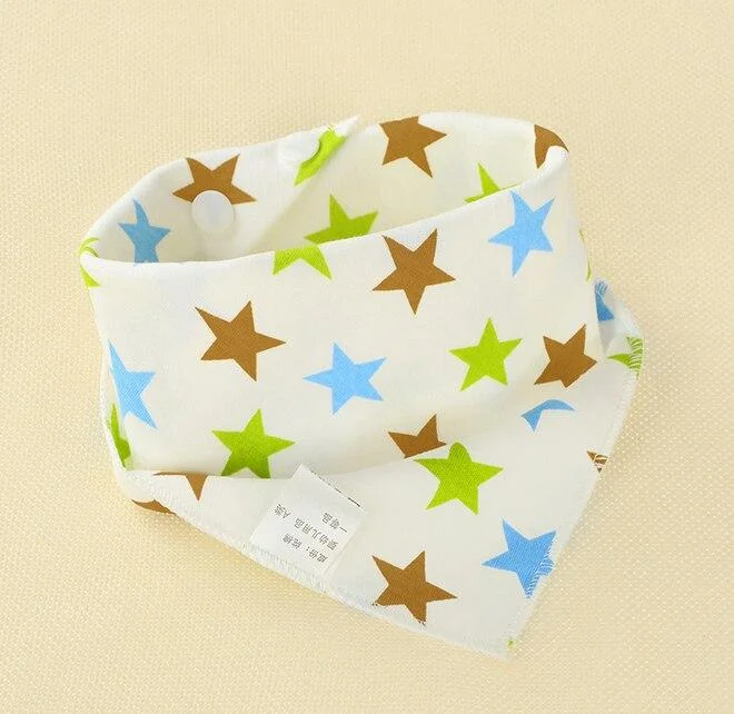 2019 Brand New 1Pcs Infant Kids Baby Unisex Feeding Saliva Towel Dribble Triangle Bandana Bibs Burp Cloths Baby Gifts