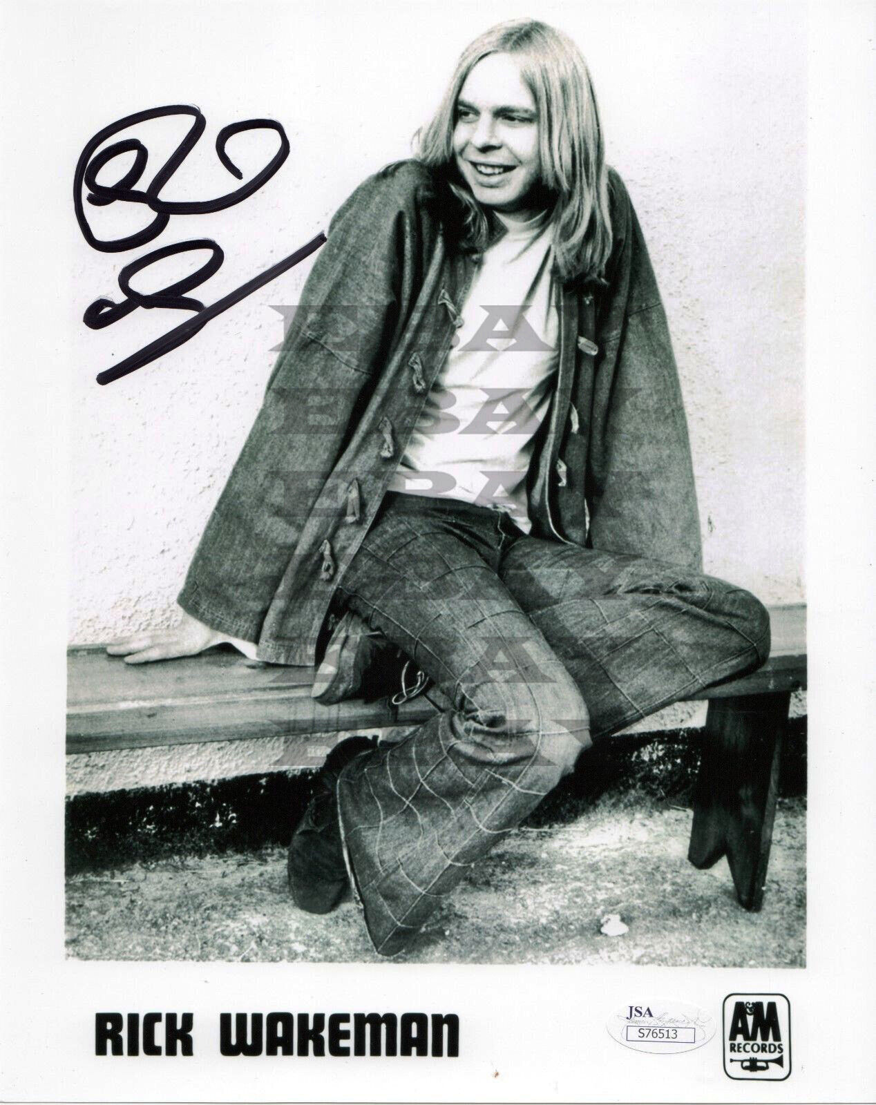 Rick Wakeman of YES band Autographed Signed 8x10 Photo Poster painting Reprint