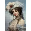 Victorian Girl-11CT Stamped Cross Stitch 40*60cm  tapestrymarket