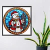 Diamond Painting-DIY Crystal Rhinestone Xmas Snowman