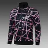 2025 Germany Long Zipped Jacket Black Star Inkjet Football Shirt 1:1 Thai Quality