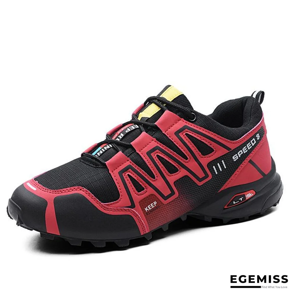 new large size outdoor mountaineering shoes men's shoes breathable shock absorption sports hiki | EGEMISS