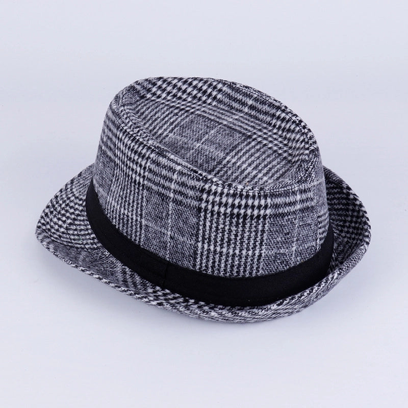 Autumn And Winter Available For Men And Women British Vintage Hat Fashion Gentleman Hat Jazz Hat Trendy Wool Small Top Hat
