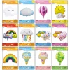 10PCS Cartoon Cloud Rainbow Aluminum Film Balloons Baby Kids Birthday Themed Party Decoration