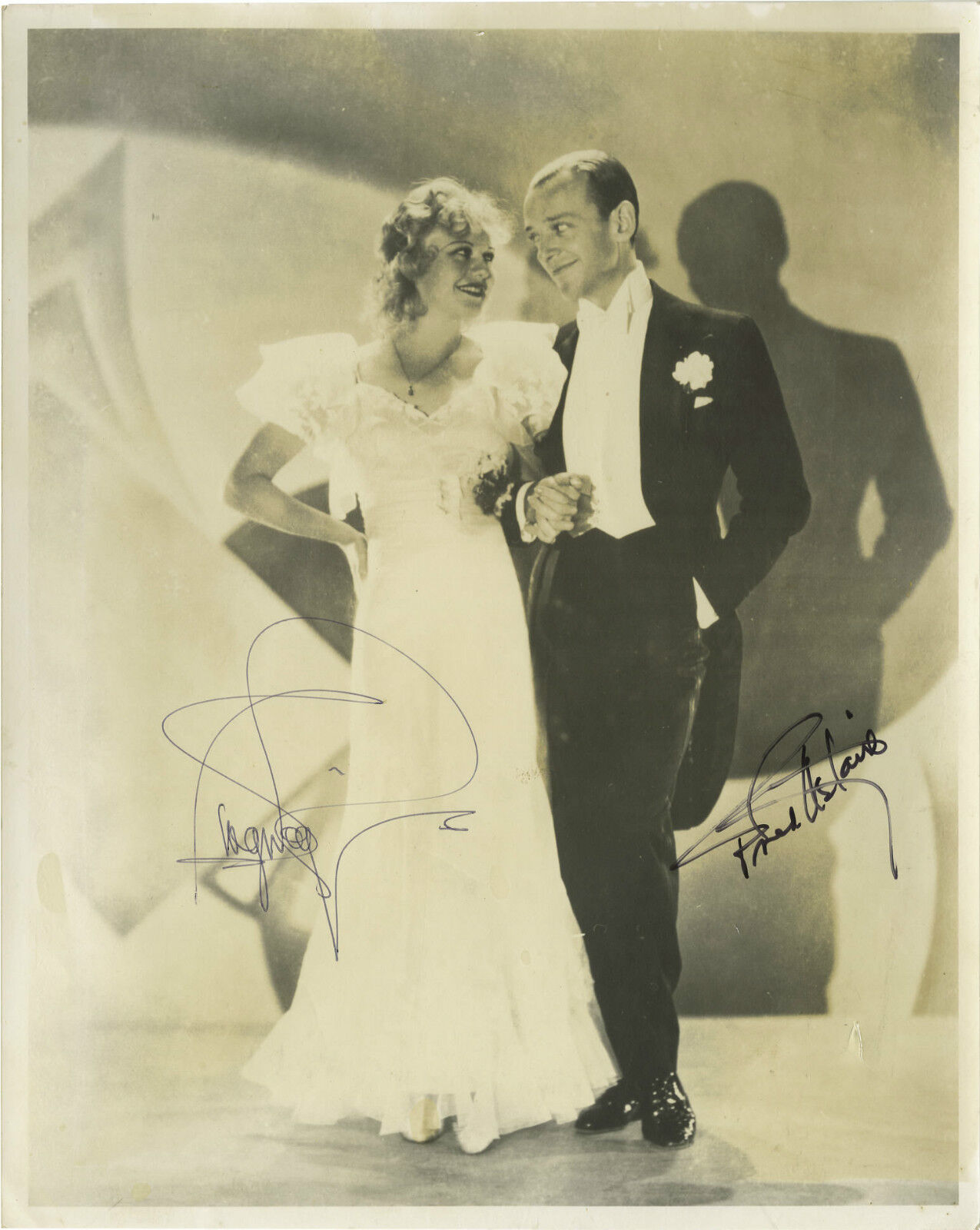 FRED ASTAIRE & GINGER ROGERS Signed Photo Poster paintinggraph - Film Actors Dancers - preprint