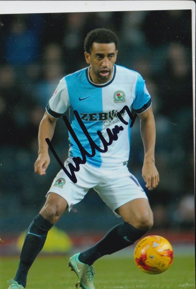 BLACKBURN ROVERS HAND SIGNED LEE WILLIAMSON 6X4 Photo Poster painting 1.