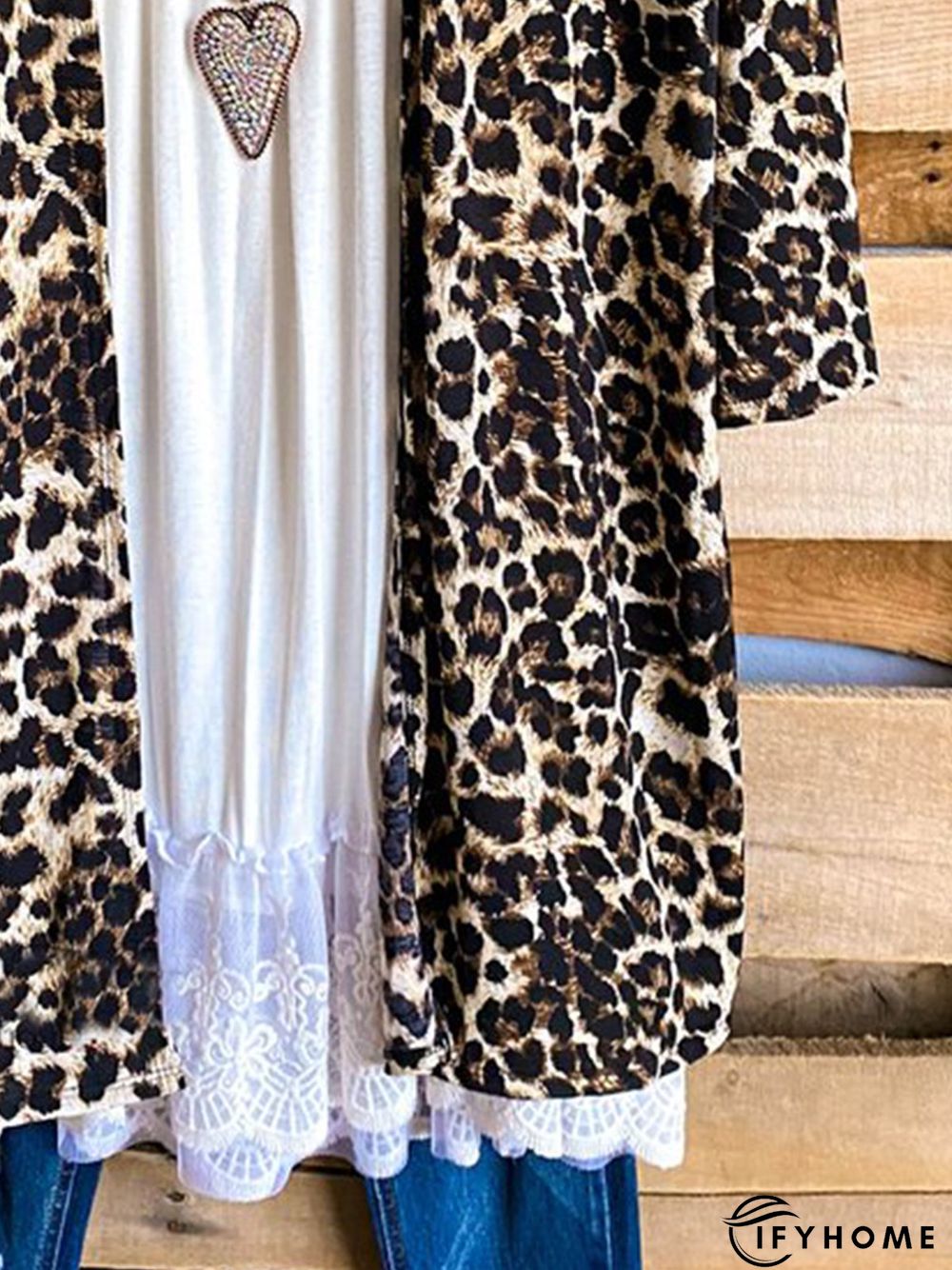 Leopard Long Sleeve Casual Cardigan | IFYHOME