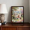 Diamond Painting-DIY Special Shaped Drill Pearl Painting Country villa(30x40cm)